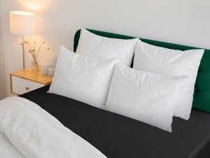 Eurofirany Prześcieradło z gumką Basic 160x200 +30 cm bawełna czarne 8