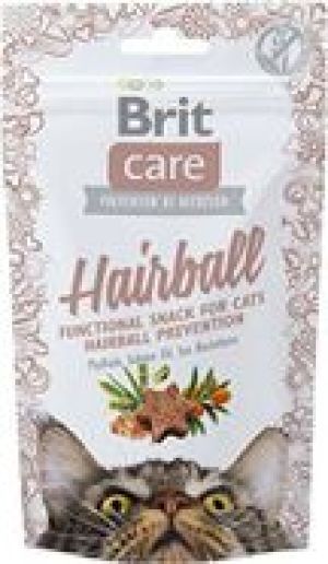 Brit Care Cat Snack Hairball 50g 1