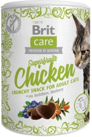 Brit Care Cat Snack Superfruits Chicken 100g 1