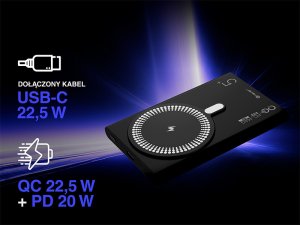 Tracer Power bank TRACER AirMag2 5000mAh PD20W+15W Mag 9