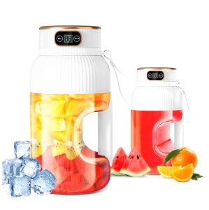 BLENDER KIELICHOWY DO SMOOTHIE KOKTAJLI RĘCZNY BEZPRZEWODOWY PRZENOŚNY 1L 3