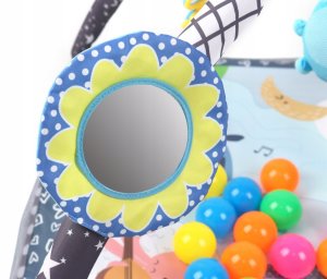 TinyMini JL652-1A Mata edukacyjna 2w1 Kojec z Piłeczkami 11