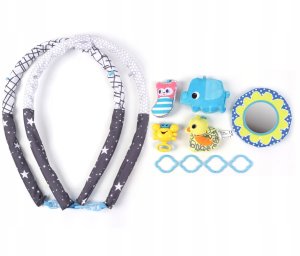 TinyMini JL652-1A Mata edukacyjna 2w1 Kojec z Piłeczkami 8