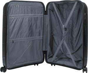 Średnia walizka SwissBags Lava 66 cm czarny 4