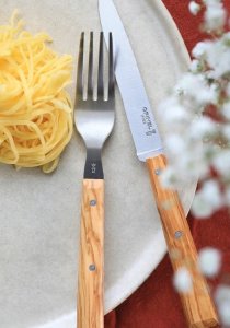 Opinel Zestaw 4 noży i 4 widelców Olive 003209 2