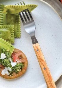 Opinel Zestaw 4 noży i 4 widelców Olive 003209 4