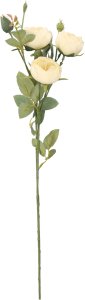 Sztuczny bukiet róża kremowa 66 cm 1