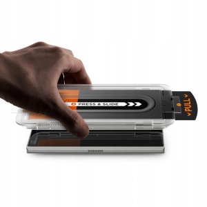 Spigen Glas.TR ”EZ FIT Pro” HD do Samsung Galaxy Z Fold 7 przezroczysty - 2 szt. 4