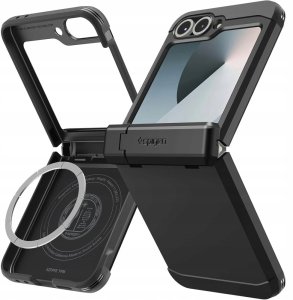 Spigen Tough Armor Pro Mag Magsafe Galaxy Z Flip 7 FE czarny 1