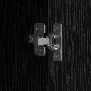 vidaXL Kredens w czarnym dębie - 60 x 32 x 153 cm 5