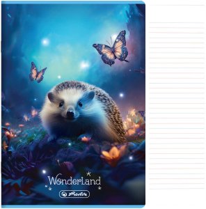 Zeszyt A5 32 kartki podwójna linia kolorowa 3linie 70g Wonder 10szt HERLITZ 2