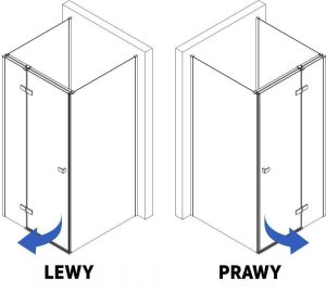 Kabina Prysznicowa Przyścienna Rea Atlas 100x90 Chrom 3