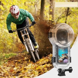 Obudowa Podwodna Wodoodporna Wodoszczelna Futerał Do 60m Do Insta360 X5 / X 5 / Pu756t 6