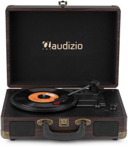 Gramofon Audizio Gramofon w walizce z BT In/Out RP116DW ciemne drewno one size 9