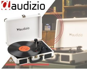 Gramofon Audizio Gramofon w walizce z BT In/Out RP116CR biały one size 2