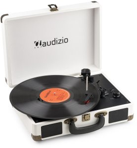 Gramofon Audizio Gramofon w walizce z BT In/Out RP116CR biały one size 3