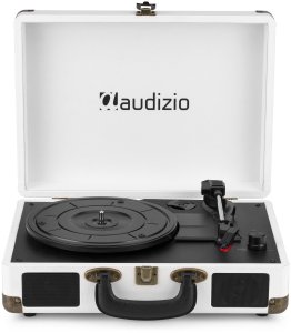 Gramofon Audizio Gramofon w walizce z BT In/Out RP116CR biały one size 10