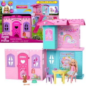 Mattel Club Chelsea Pop-Up House + akcesoria (JFW49) 2
