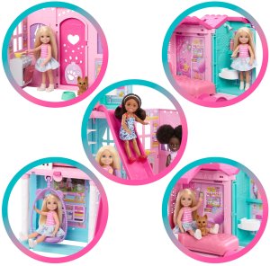 Mattel Club Chelsea Pop-Up House + akcesoria (JFW49) 4