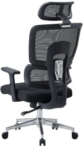 Krzesło biurowe Hedo Fotel biurowy z blokad bujania czarny obrotowy EP - Breeze Plus 90 3