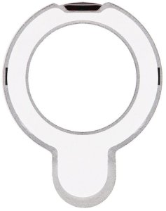 Stojak na telefon CIRCLE - naklejany - srebrny 2