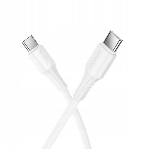 Kabel USB C do USB C Hoco 3A 60W 1 m X120 biały 2