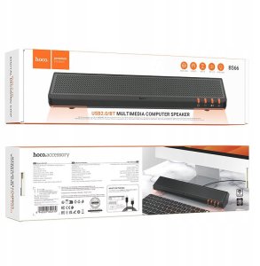 Głośnik Hoco Głośnik bluetooth 2 x 3W 2w1 BS66 czarny 6