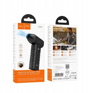 Dmuchawa do liści Hoco super szybka HX67 czarna 6