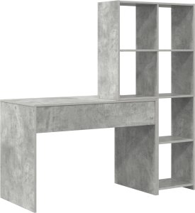 Biurko vidaXL Szare 138.5 cm x 55 cm 5