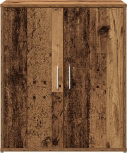 vidaXL Highboard z półką do przechowywania z drzwiami 2 pcs Stare drewno 60 x 31 x 70 cm 7