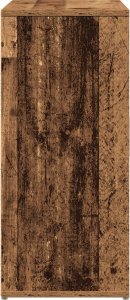 vidaXL Highboard z półką do przechowywania z drzwiami 2 pcs Stare drewno 60 x 31 x 70 cm 8