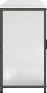 vidaXL Zestaw do przechowywania w kuchni z półką 3 pcs Srebrny 2