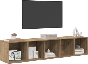 vidaXL Zestaw szafek RTV 2 pcs dąb artisan 37 x 37 x 142.5 cm 2