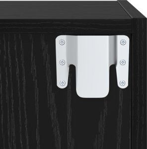 vidaXL Zestaw szafek RTV 2 pcs Czarny dąb 37 x 37 x 142.5 cm 3