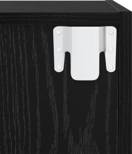 vidaXL Zestaw szafek RTV 2 pcs Czarny dąb 37 x 37 x 142.5 cm 4