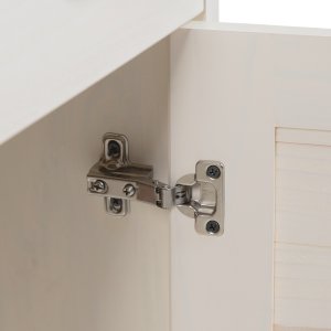 vidaXL Szafka Łazienkowa Biały 68 x 34 x 80 cm Lite drewno sosnowe 2