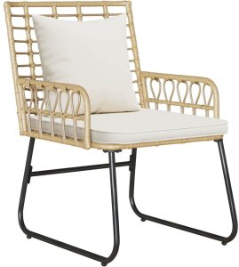 vidaXL Zestaw do jadalni w ogrodzie 3 pcs Czarny, Antracytowy 4