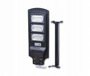 LAMPA LED ULICZNA SOLARNA 150W 12.6AH 6000K 3000LM + UCHWYT 9
