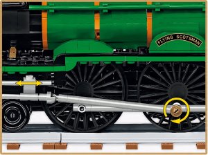 Klocki Lokomotywa Flying Scotsman BSL 10