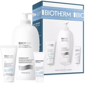 BIOTHERM SET (LAIT CORPOREL ACTIVE RECOVERY BODY LOTION 400 ML + LAIT DE DOUCHE CLEANSING SHOWER MILK 50 ML + BIOMAINS HAND & NAIL TREATMENT 20 ML) 1