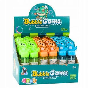 Bańki Mydlane Dinozaur 3 Otwory Do Baniek Mix Kolorów 30ml 5