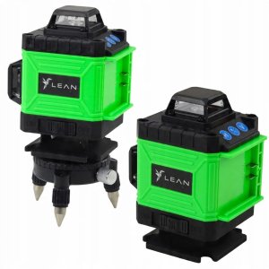 Poziomica Laserowa Płaszczyznowa 4D 16 Linii Torba 2 Akumulatory Zielona 2