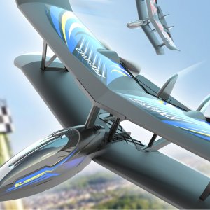 FLYBOTIC R/C plane BI-WING EVO 6