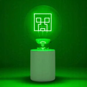 Lampa stołowa Paladone PALADONE Minecraft Creeper lampka - żarówka neonowa (wysokość: 24,3 cm) 5