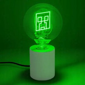Lampa stołowa Paladone PALADONE Minecraft Creeper lampka - żarówka neonowa (wysokość: 24,3 cm) 6