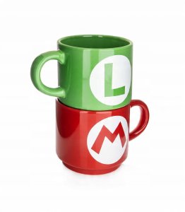 Pyramid Super Mario Zestaw Kubków Mario i Luigi 3