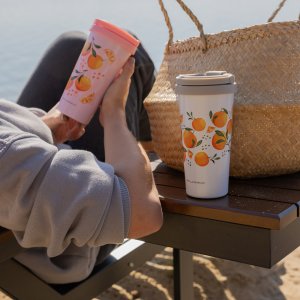 Kubek termiczny nierdzewny Florina Orange Happy 500 ml 6