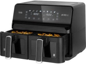 Frytkownica beztłuszczowa TEESA AIR FRYER DUAL POT XXL 8L 2700W 1