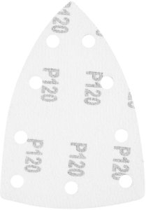 Papiery ścierne na rzep, żelazko 100 x 147 mm, P120, 5 szt., z 9 otworami do 04-623 4