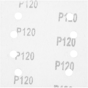 Papiery ścierne na rzep, kwadrat 113 x 113 mm, P120, 5 szt., z 8 otworami do 04-623 4